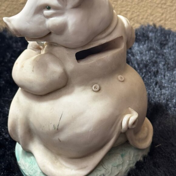 Beatrix Potter Pigling Bland Eating Porridge 7" Figural Piggy Bank 1994 VTG - Picture 4 of 9